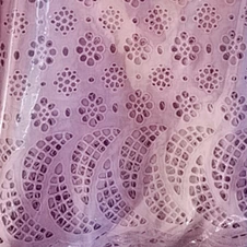 cotton fabric with embroidery